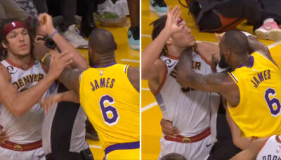 NBA – Clap de fin pour LeBron, tout proche de craquer face à un adversaire (vidéo) !