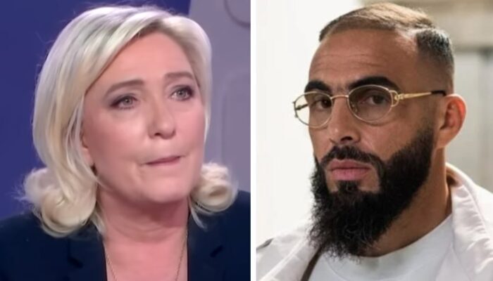 Marine Le Pen et le rappeur Medine