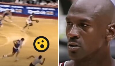 NBA – 20 mètres en 2 dribbles (!) puis dunk : la séquence la plus inhumaine de Michael Jordan (vidéo)