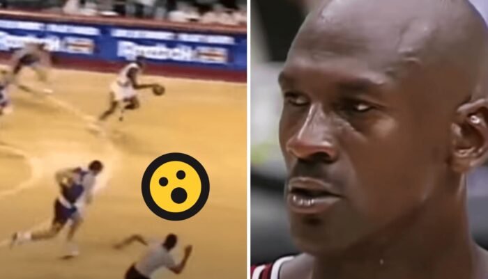 Michael Jordan dans une séquence folle