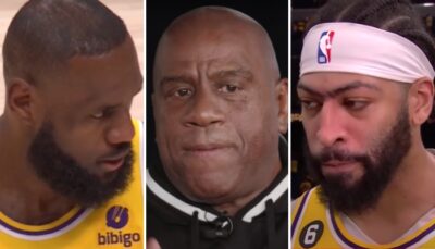 NBA – Remonté, Magic Johnson cible LeBron et Davis : « Je n’ai jamais vu ça »