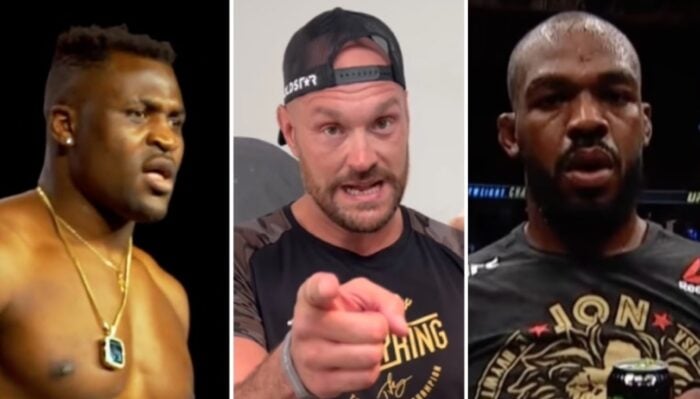 Franics Ngannou, Tyson Fury, et Jon Jones