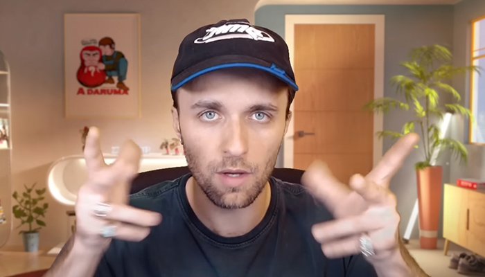 Le youtubeur français Squeezie