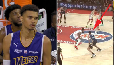 NBA – « Ils ont fait un joueur 2K » : Wembanyama enflamme la toile avec une action folle !