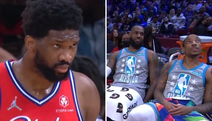 Joel Embiid et deux All-Stars NBA