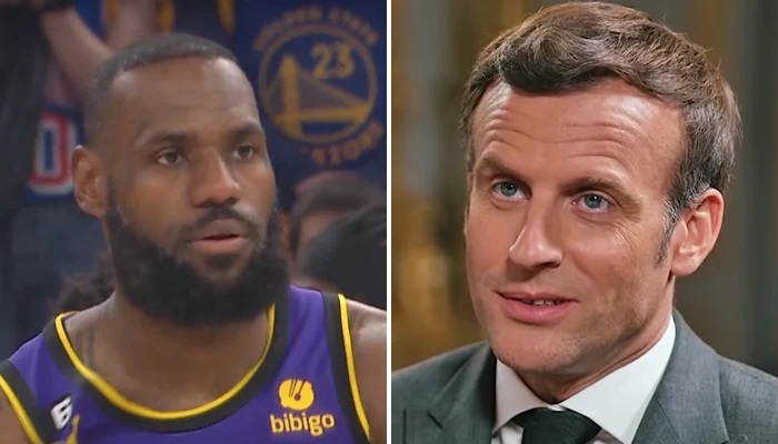 LeBron James a été interpellé par Emmanuel Macron sur Twitter