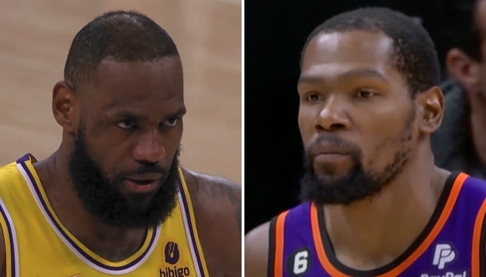 NBA LeBron James et Kevin Durant