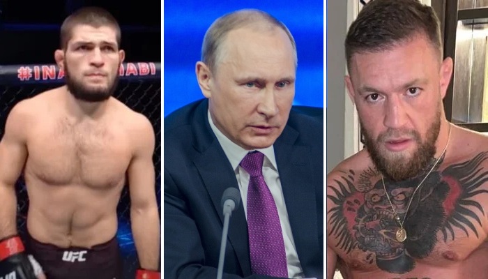 UFC Khabib, Vladimir Poutine et Conor McGregor