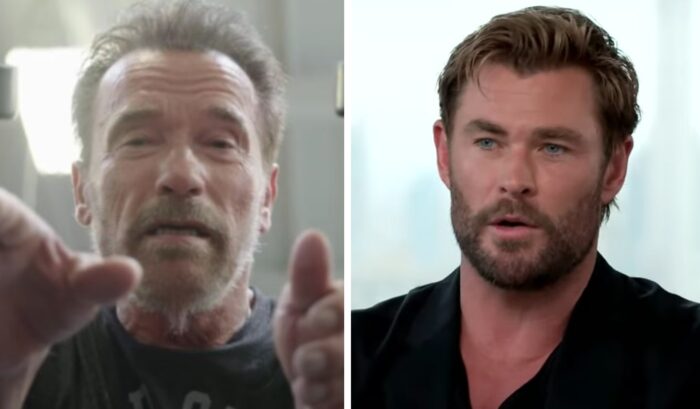 Arnold Schwarzenegger et Chris Hemsworth