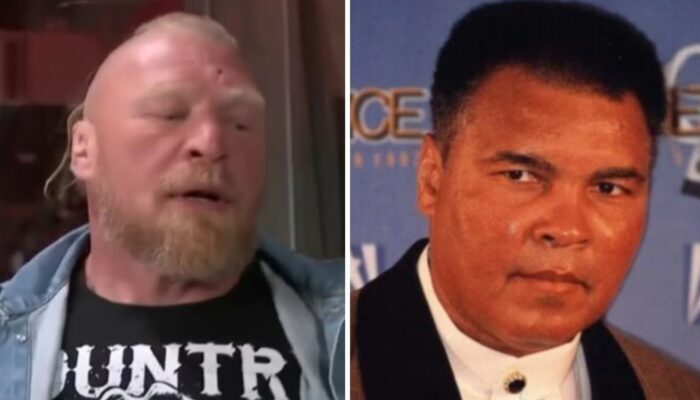 Brock Lesnar et Mohamed Ali