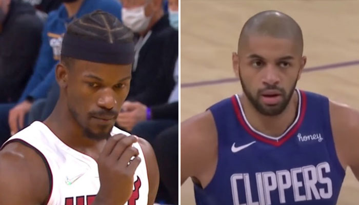 Jimmy Butler et Nicolas Batum