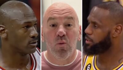 NBA/UFC – Jordan ou LeBron ? La réponse lunaire de Dana White : « C’est un p*tain de tueur »