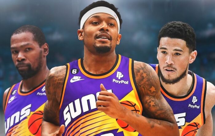 Kevin Durant, Bradley Beal et Devin Booker aux Suns