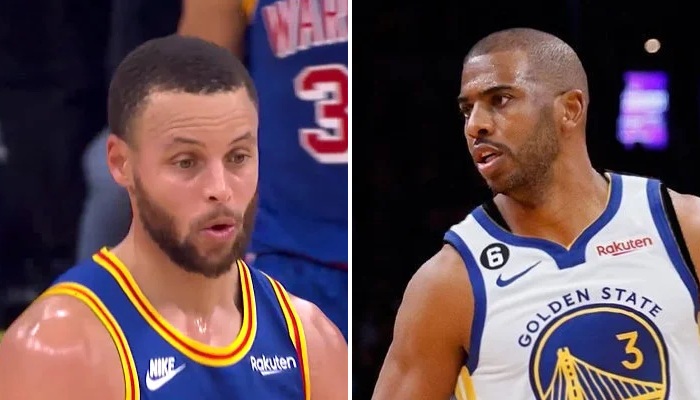 Steph Curry et CP3, coéquipiers aux Warriors