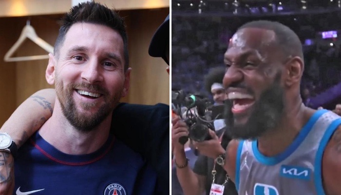 LeBron James et Lionel Messi, les deux meilleurs amis