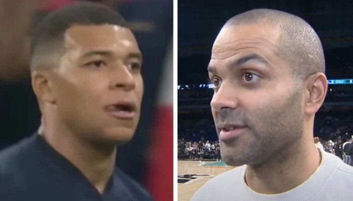 Kylian Mbappé et Tony Parker