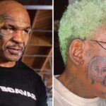 NBA – Trop fou, Dennis Rodman copie le look Mike Tyson et choque les fans !