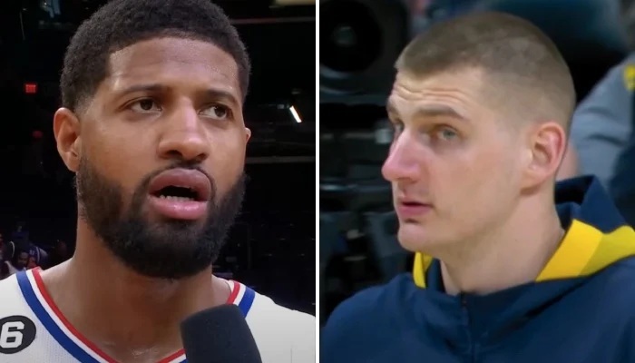 NBA Paul George et Nikola Jokic