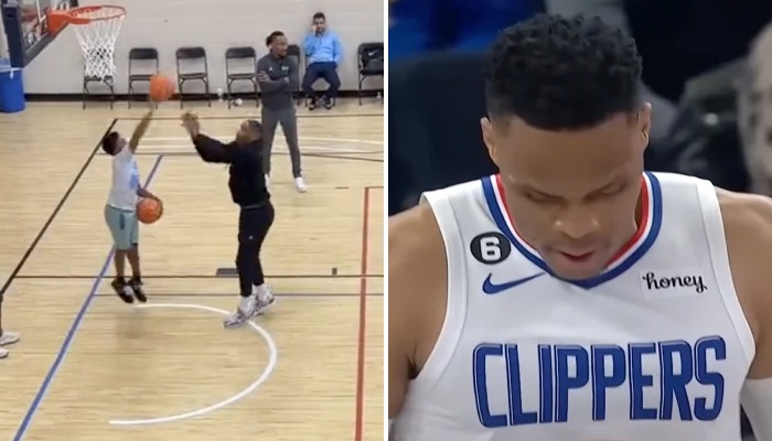 RUssell Westbrook a été salement contré par un enfant de 10 ans