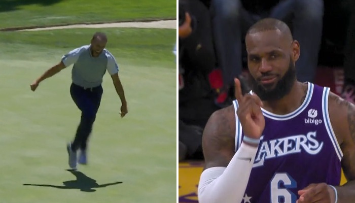 LeBron a été choqué par le tir de Stephen Curry sur un parcours de golf