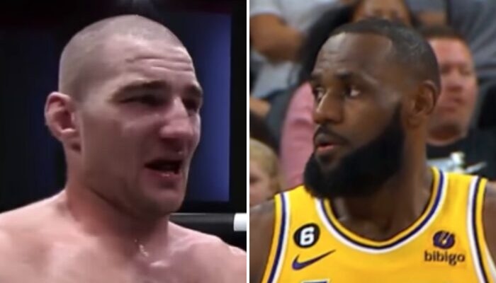 NBA/UFC Sean Strickland et LeBron James