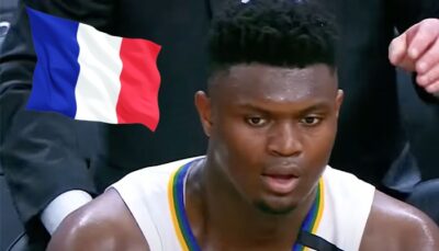 NBA – Zion Williamson arrive en France, il se fait humilier : « Il est encore temps de planquer les… »