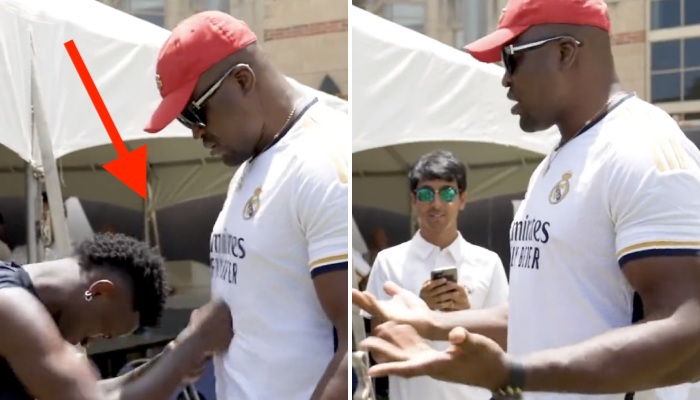 Francis Ngannou et Vinicius Jr