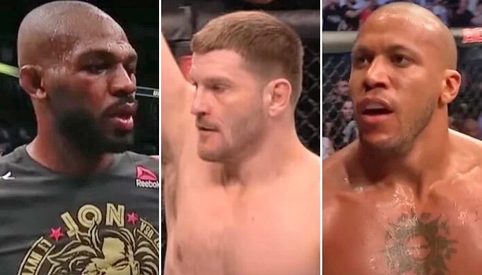 UFC Jon Jones, Stipe Miocic et Ciryl Gane