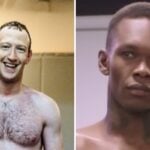 La photo virale de Mark Zuckerberg (70kg), monstrueux à côté d’Izzy Adesanya !