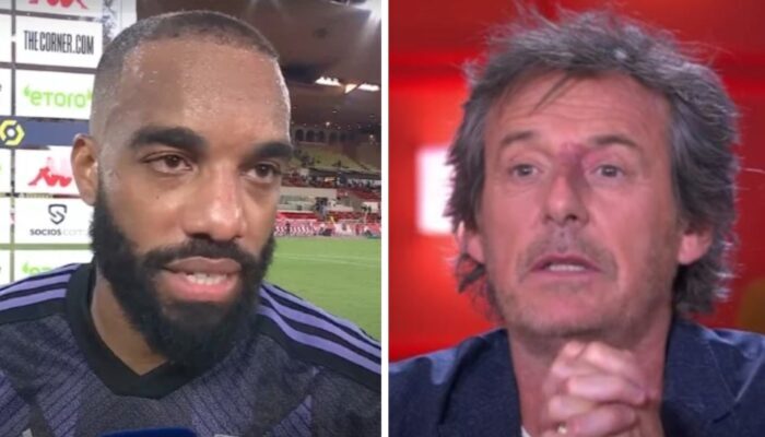 Alexandre Lacazette et Jean-Luc Reichmann