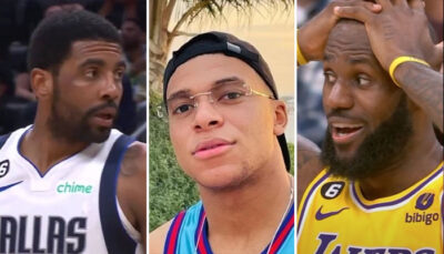 NBA – Suite au contrat fou offert à Kylian Mbappé, LeBron et Kyrie salement trollés !