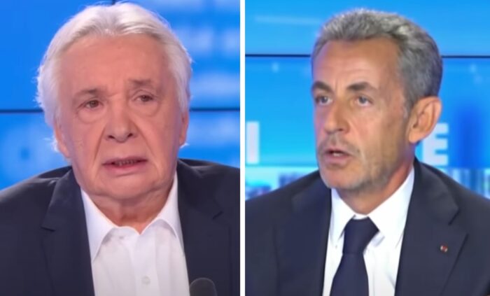 Michel Sardou et Nicolas Sarkozy