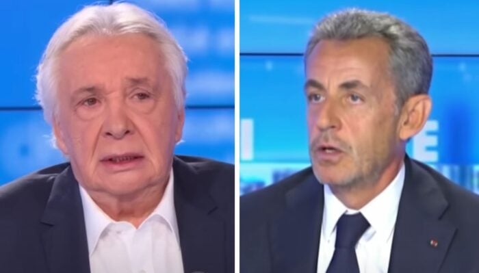 Michel Sardou et Nicolas Sarkozy