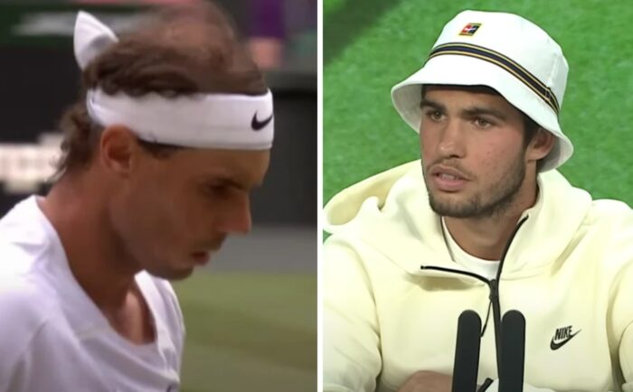 Rafael Nadal et Carlos Alcaraz