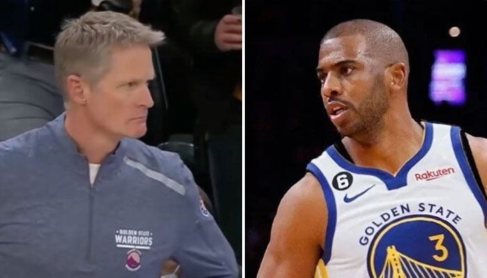 Steve Kerr et Chris Paul aux Warriors