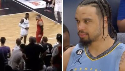 CDM – Le geste à vomir de Dillon Brooks sur Dennis Schröder en plein match !