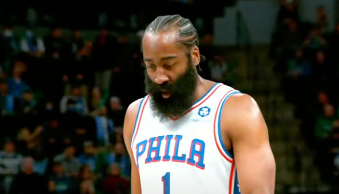 James Harden sous le maillot des 76ers