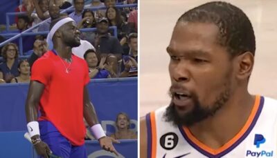 NBA – Les images virales de Kevin Durant avec Frances Tiafoe : « Il est complètement…