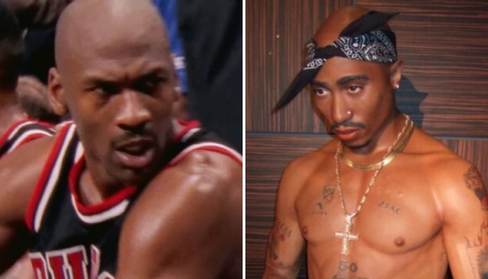 NBA Michael Jordan et Tupac Shakur