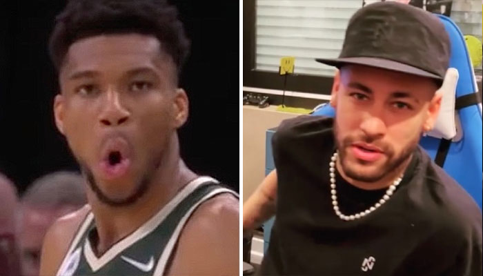 Giannis Antetokounmpo et Neymar