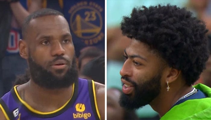 LeBron James et Anthony Davis, stars des Los Angeles Lakers