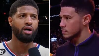 NBA – Remontés, Devin Booker et Paul George se chauffent salement en public : « Rien à foutre…