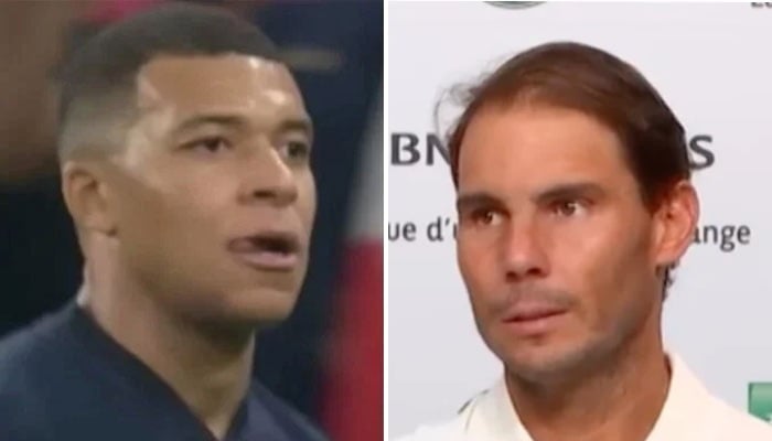 Kylian Mbappé et Rafael Nadal