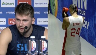 CDM – Après l’accrochage, Dillon Brooks provoque salement Luka Doncic dans le couloir !