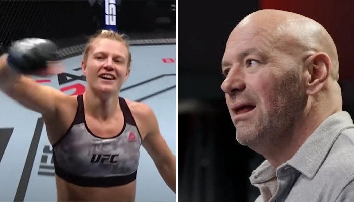 UFC Manon Fiorot et Dana White