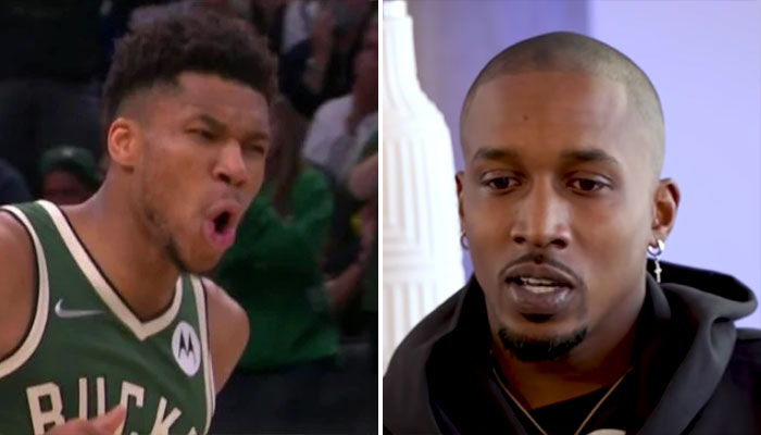 Giannis Antetokounmpo et l'ancien Buck Brandon Jennings