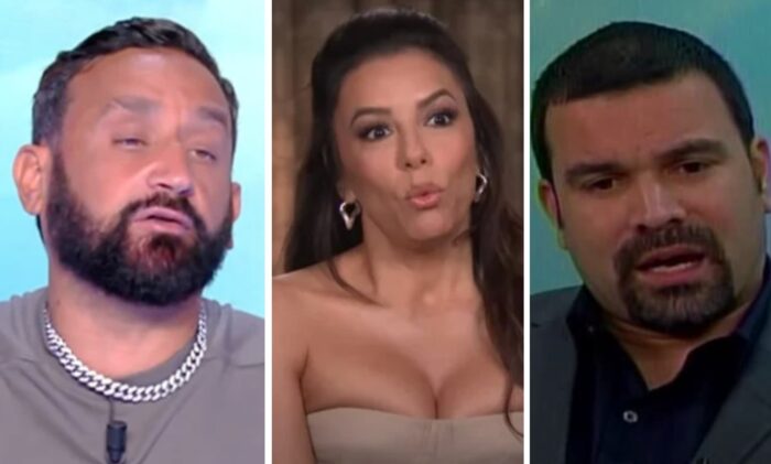 Cyril Hanouna, Eva Longoria, et Ricardo Antonio Chavira