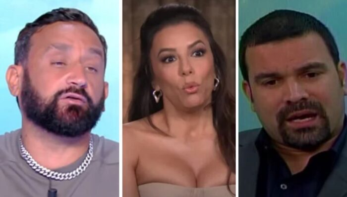 Cyril Hanouna, Eva Longoria, et Ricardo Antonio Chavira