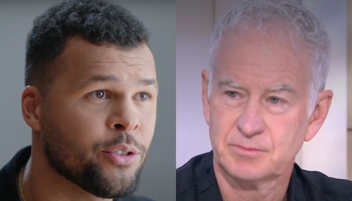 Jo-Wilfried Tsonga et John McEnroe