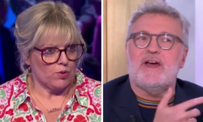 Laurence Boccolini et Laurent Ruquier